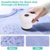 Electric Lint Shaver USB Rechargeable Fabric Clothes Lint Fluff Remover Fuzz Pilling Trimmer Sweater Shaver with Detachable Handle